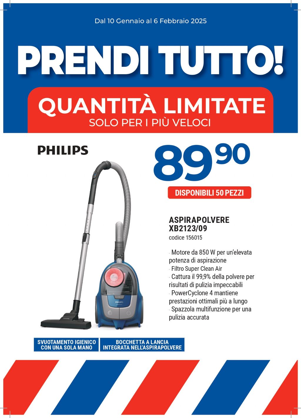ASPIRAPOLVERE PHILIPS XB2123/09